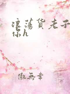 浪荡货老子爽死你h