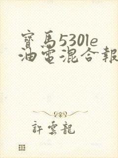 宝马530le油电混合报价