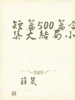 短篇500篇合集大结局小说