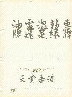 油电混动车挂蓝牌还是绿牌