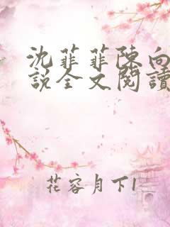 沈菲菲陈向斌小说全文阅读最新章节