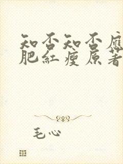 知否知否应是绿肥红瘦原著小说叫什么名字