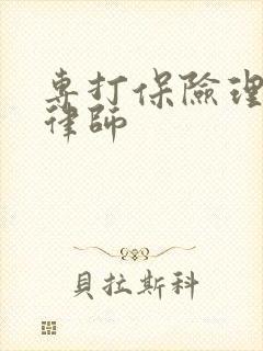 专打保险理赔的律师