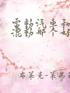 电动汽车和油电混动哪个好