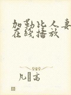加勒比人妻av在线播放