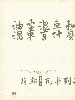 油电混车和插电混车有什么区别