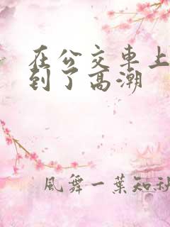 在公交车上被摸到了高潮