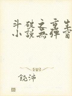 斗破之重生柳席小说无弹窗