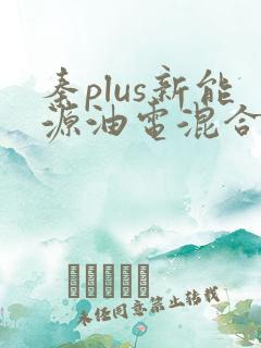 秦plus新能源油电混合