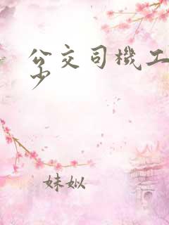 公交司机工资多少