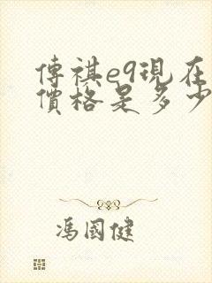 传祺e9现在的价格是多少