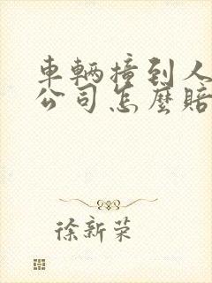 车辆撞到人保险公司怎么赔付 车辆撞到人保险公司怎么赔付