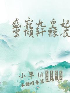 盛宠九皇妃 凤云倾轩辕夜阑