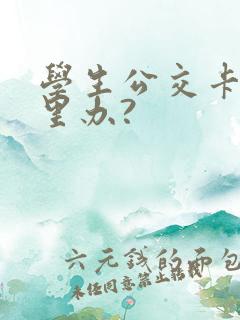 学生公交卡在哪里办?