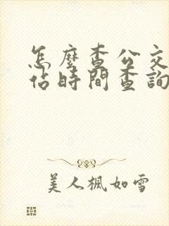 怎么查公交车到站时间查询