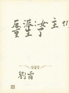 反派:女主们都重生了