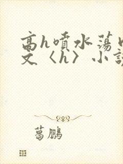 高h喷水荡肉欲文〈h〉小说