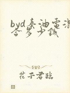 byd秦油电混合多少钱