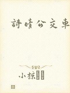 诗晴公交车上