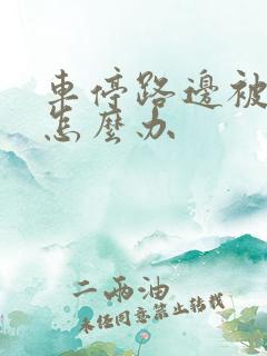 车停路边被剐蹭怎么办