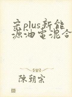 宋plus新能源油电混合报价