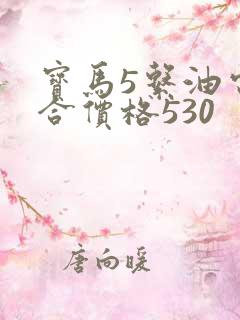 宝马5系油电混合价格530