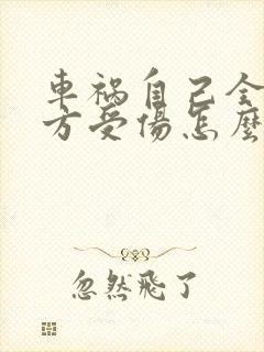 车祸自己全责对方受伤怎么赔偿