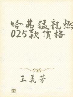 哈弗猛龙燃油2025款价格 哈弗猛龙燃油2025款价格