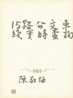 15路公交车路线实时查询