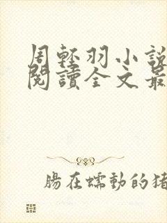 周轻羽小说免费阅读全文最新章节
