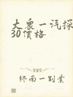 大众一汽探岳330价格