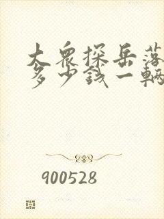大众探岳落地价多少钱一辆