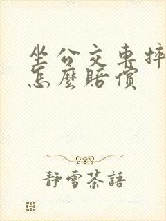 坐公交车摔倒了怎么赔偿