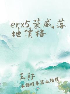 erx5荣威落地价格
