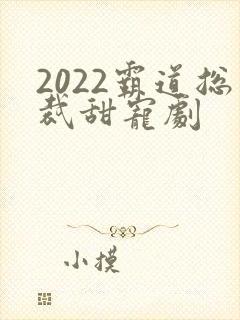 2022霸道总裁甜宠剧 2022霸道总裁甜宠剧