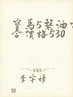 宝马5系油电混合价格530