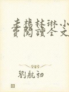 老杨林琳小说免费阅读全文