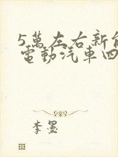 5万左右新能源电动汽车四座