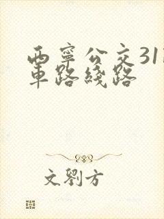 西宁公交31路车路线路