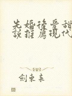 先婚后爱甜文小说推荐现代言情