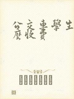 公交车学生卡怎么收费