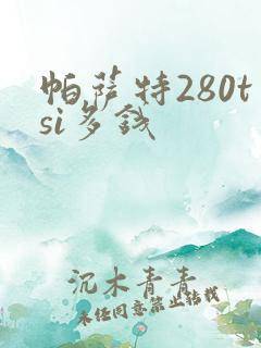 帕萨特280tsi多钱