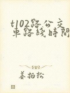 t102路公交车路线时间表