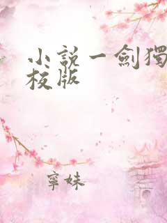 小说一剑独尊精校版