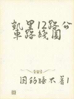 凯里12路公交车路线图