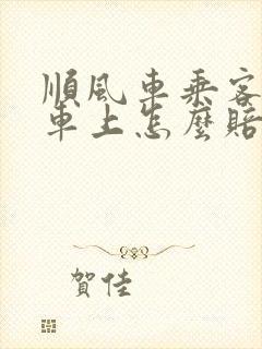 顺风车乘客吐在车上怎么赔偿