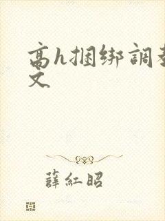 高h捆绑调教v文