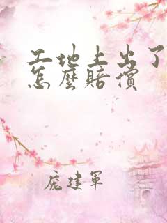 工地上出了事故怎么赔偿