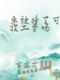 车被撞了可以要误工费吗