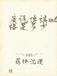 广汽传祺m6价格是多少